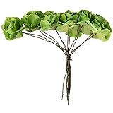 12本入りセット ペーパーローズ バラの造花 ミニローズ 薔薇 アートフラワー　造花花束 人工観葉植物 手作りブーケ 装飾品 インテリア