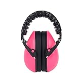 Manyao 21dBベビーケア用耳覆い聴覚保護騒音低減耳保護具安全性 (ピンク)