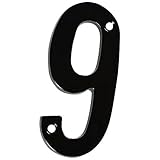 National Hardware N238-717 V871 House Number in Black [並行輸入品]