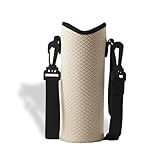 雲見 水筒カバー ボトルホルダー 水筒ケース ショルダー ペットボトルホルダー 750ml 800ml 1000ml 子供 大人用 ペットボトルカバー 肩掛け 手提げ 保冷 保温 防傷 アウトドア 通学 出勤 (オフホワイト)