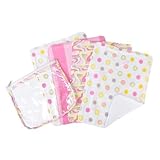 Dr. Seuss Oh, the Places You'll Go! Zip Pouch Burp Cloth Set (Pink) by Tl [並行輸入品]