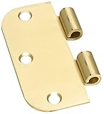 Stanley Hardware RD758Fp 3-1/2" 2 Prong Hinge Leaf in Satin Brass [並行輸入品]