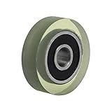 uxcell ベアリングプーリー スライディングホイール ローラー 4mmx18mmx5mm PU62418-5