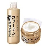 たっぷり­コラーゲン 2点セット [ たっぷり極濃！コラーゲン瞬潤化粧水 230ｍl + コラーゲンゲルクリーム 100g ] 無香料 保水力 日本製 高保湿
