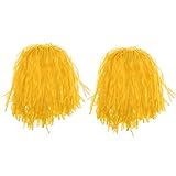 Dovewill 全６色　約24枚入り　小道具　ポンポン　ララ花　チアリーダー　応援　ステージ　アクセサリ　パーティー　クリスマス - 黄