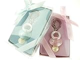Firefly Imports Baby Shower Party Favor Baby Pacifier Key Chain, Light Pink by Firefly Imports [並行輸入