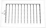 Accord ABSWWHA104 1-way Adjustable Design Sidewall/Ceiling Register, 10-Inch x 4-Inch(Duct Opening M
