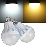 ILS - E27 9W 33 SMD 2835 700LM White/Warm White LED Globe Light Bulb 110V