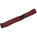 SK11 ワンタッチバックルベルト ベルト幅49mm 最大有効寸法1250mm ブラック×レッド SB-OT49-ST-RD