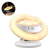 Pawaca 人感センサーライト　常時点灯モードあり　360°回転可能　USB充電式（ケーブル付き）　LEDライト30灯　高輝度　両面3Mテープ　貼り付け式　自動点灯/消灯　電球色