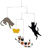 猫のモビール フライングキャット【パターン／PATTERN】