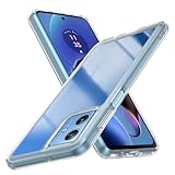 Moto G64 5G 用 ケース耐衝撃 PC背面+TPU 衝撃吸収 Motorola Moto G64 5G/G64Y 5G カバー 薄型 軽量 クリア 擦り傷防止 指紋防止 スリム 耐久 携帯便利 柔軟 カメラ保護 Moto G64 5G スマホケース （透明） 1-G64-01