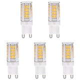 Minger G9 LED Lights Bulb 5W AC100-130V Warm White 3000K Lighting Bulbs Equivalent to 40W Halogen La