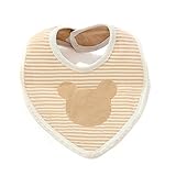ベビ 赤ちゃん コットン スタイ 柔らかい 超可愛い バンダナ型 防水 サイズ調整可能 よだれかけタオル ビブ (C)