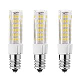 Rayhoo 3pcs E14 Base LED Bulb 7W LED Light, 75-2835-SMD LED Chipsets, 60W Incandescent Bulb Equivale