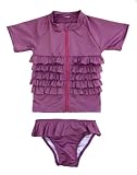 SwimZip (スイムジップ) ラッシュガード水着セット Ruffle Me Pretty (12-18ヶ月)