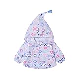 MYDABABY キッズ 日焼け止め 子供 ガーゼ 冷房対策 エアコン 室内 長袖 キッズ 日焼け止め 軽量 薄手 コットン100% (幾何柄　70)
