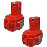 【JC】2個セット マキタ/Makita 9100A 9122 対応 9.6V 互換バッテリー ニッケル水素(Ni-MH) 3.0AH　6200D 6500対応
