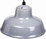 Designers Edge L-1712 14-Inch Indoor One-Light Downward Hanging Farm Light Fixture, Powder Coated [並