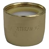 LASCO 09 – 1987 Smallメス蛇口エアレーターwith 3 / 4 x 27スレッド、Polished Brass