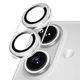 Podick カメラカバー iPhone 16 /16 Plus用 カメラフィルム 透明台座 全面保護 9H強化ガラス 傷防止 レンズ保護 耐衝撃 アイフォン16 /16 プラス 用 カメラ保護 高透過率 黒縁取り 露出オーバー防止 カメラレンズプロテクター