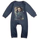 カッコいい 赤ちゃん ジョニー デップ ポスター 子供服 100%綿 Navy Size 12 Months