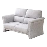 ポケットコイル使用！2人掛けハイバックソファ【-Mughetto-ムゲット】グレー