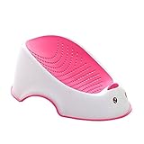 入浴ラック/ベビースリップバス風呂ネット/新生児用シリコンタブサポート/ 0-6ヶ月/ 2色オプション (色 : A)