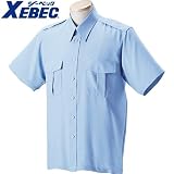 ジーベック XEBEC/警備服 半袖シャツ/警備服 無地半袖シャツ カラー：42_サックス サイズ：LL 品番：18303