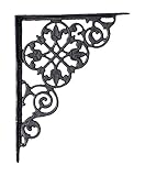 B & Pランプ8 " Ironシェルフブラケット, Pennsylvania Dutch、ペア