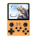 RGB20S 携帯型レトロゲーム機 本体内蔵ゲーム搭載 3.5インチIPSスクリーン搭載ポータブルゲームプレイヤーポータブルポケットビデオ コンソール、メモリカード付き (256G,E) [並行輸入品]