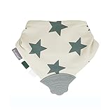 Kushies（クーシーズ）歯がため付きスタイ ビブ バンダナ (B03 スター)