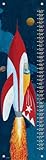 Oopsy Daisy Rocket Man Growth Chart, Rocket Man, Red