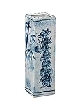 マルヨネ 九谷焼 花器 8号花瓶・竹七福神(内福の図) K4-1323