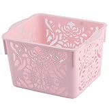 uxcell 家庭用 オフィス プラスチック 長方形 テーブルトップ 化粧鉛筆 ペン 保存箱 バスケット