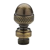 Baldwin 1092050I Acorn Tip Hinge, Antique Brass [並行輸入品]