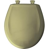 Bemis 200SLOWT 115 Round Closed Front Toilet Seat, Avocado by Bemis