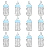 Homyl ベビーシャワー　赤ちゃん用　哺乳瓶　小さい　 装飾 ギフト 洗礼 パーティー ブルー