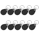 Homyl 10個　125KHZ RFID　ミニ　ID　カード　トークンタグ　キー　フォブ　アクセス　システム　全4色 - ブラック