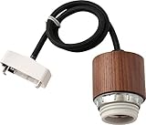GENERAL SOCKET E26_WOOD　ジェネラル 1灯用ソケット 木製 (ブラウン)