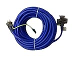 極太延長コード 20m 青