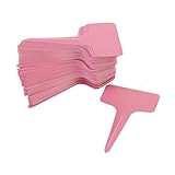【ノーブランド品】園芸用 ラベル Y型 ラベル 全5色 10cm 100枚入 (ピンク)