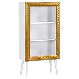 arne ラック ディスプレイラック 棚 本棚 アンティーク S-Dream タテ ゴールド × ホワイト