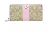 [コーチ] COACH 財布 (長財布) F52859 ライトカーキ×ペタル SVAKI シグネチャー 長財布 レディース [アウトレット品] [並行輸入品]