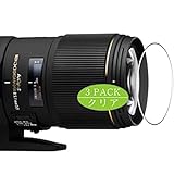 3枚 VacFun フィルム ， シグマ SIGMA APO MACRO 150mm F2.8 EX DG OS HSM 向けの 保護フィルム 液晶保護 フィルム 保護 フィルム（非 ガラスフィルム 強化ガラス ガラス ケース カバー