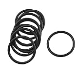 uxcell Oリング　フォークシール　 17mm x 1.8mm　ラバー素材　耐摩耗性　シールリング　10個入り