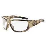 Ergodyne Skullerz Baldr Anti-Fog Safety Glasses-Kryptek Highlander Brown Camo Frame, Clear Lens [並行輸