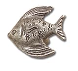 1 3 / 8 " x 1 1 / 2 " VibraピューターAngel Fishノブ