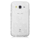 UNEXTATI Galaxy Core Prime 用 ケース 耐衝撃 高品質 TPU ハード カバー 超薄型ケース 全面保護 脱着簡単 クリア 透明 Samsung Galaxy Core Pri