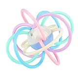 歯がためラトル はじめてボール にぎって かじって ひっぱって 安心素材